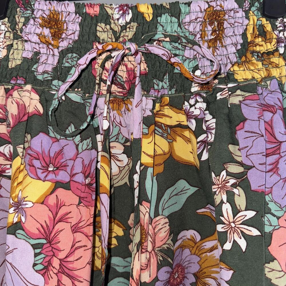 BOG Collective Floral Ruffle Skirt - Size Large - Picture 2 of 7
